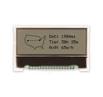 128x32 Graphic COG LCD | FSTN+ Display with Side White Backlight