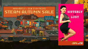 Sisterly Lust is now discounted in Steams Autumn Sale! Get it for 20% off!  : rperverteer