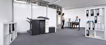 Using the technology of electrostatic laser copy, the bizhub 284e printer delivers the first print out in just 4.2 seconds. Konica Minolta Bizhub 284e 364e 454e 554e Drucker Kopierer Munchen Feucht Burosysteme