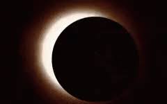 En particular, el eclipse solar producirá un cono de sombra sobre el sudeste de río negro que se podrá en esta ocasión, el disco solar se cubrirá en un 75%, por lo que será un eclipse parcial. Eclipse Gifs Tenor
