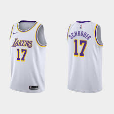 Welcome lebron james to the los angeles lakers the right way! Lakers Associateion Edition Dennis Schroder 17 White Jersey