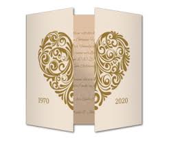 Stilvoll zur goldenen hochzeit einladen und 50 jahre hochzeitsjubiläum mit den liebsten feiern: Einladungskarten Goldene Hochzeit Kuverts Inklusive