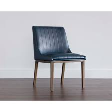 Halden Dining Chair Vintage Blue Set Of 2 Leather Dining Chairs Blue Dining Chair Fabric Dining Chairs