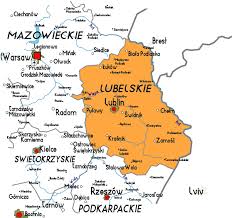Zamosc lies between latitudes 50.7166667 and longitudes 23.25. Map Of Lubelskie Poland