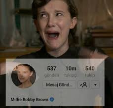 This is the instagram livestream from millie bobby brown on october 13th, 2018. Millie Bobby Brown Instagram Followers
