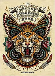 Homemade ginger colorable gift labels. Amazon Com Tattoo Coloring Book Adult Coloring Books Coloring Books For Adults Coloring Books For Grown Ups 9781780670119 Munden Oliver Waterhouse Jo Books