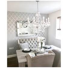 We believe that wallpaper designs for dining room exactly should look like in the picture. Grey Wallpaper Dining Room Ideas