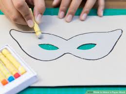 How To Make A Paper Mask 14 Steps With Pictures Wikihow