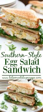 Southern Style Egg Salad Sandwich Recipe Southern Style Egg Salad Recipes Chicken Salad Recipes