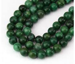 African Jade Beads Dark Green 8mm Round Jade Beads Gemstones Gemstone Beads