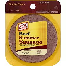 Introduce warm smoke (43º c, 110º f). Oscar Mayer Beef Summer Sausage Cold Cuts 12 Oz Pack Shop Priceless Foods