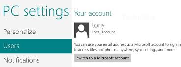 Was incorporated on 15th september 2000. How To Switch To Microsoft Account In Windows 8