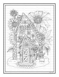 Ever since tinkerbell i've kind of liked fairies. Sunflower Fairy House 8 1 2 X 11 Printable Instant Download Coloring Page Free Coloring Pages Coloring Pages Printable Coloring Pages
