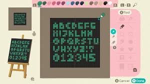 Need Help Fitting Text On To Signs Here S The Most Compact Yet Aesthetic Font I Could Make 42 Characters Pe Animal Crossing Sign Fonts Animal Crossing Qr