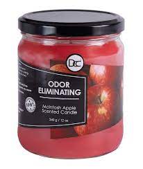 Check spelling or type a new query. Mcintosh Apple Candle Odor Eliminating Highly Fragranced Candle Eliminates 95 Of Pet Smoke Food And Other Smells Quickly Up To 80 Hour Burn Time 12 Ounce Premium Soy