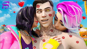 Midas has agent peeley and drift has maya so they both come to an arrangement with eachother. Girls Can T Stop Kissing Midas Fortnite Film Youtube