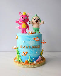 Buttercream Birthday Baby Shark Cake Our New Pink Fong Hogi Baby Shark Cake Baby Shark Doo Doo Doo Fondant Handmade Figurine With Buttercream Shark Cake Cake Shark Themed Birthday Party