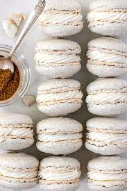 Chai Spiced Macarons With Swiss Meringue Buttercream And Chocolate Ganache Sloane S Table Recipe Macaron Flavors Macaron Recipe Macaron Filling