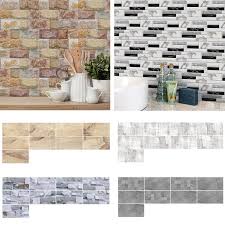 9pcs mosaic self adhesive kitchen wall
