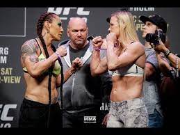 Mma Ufc 219 Weigh Ins Cris Cyborg Vs Holly Holm Staredown Mma Fighting Cris Cyborg Ufc Workout Ufc
