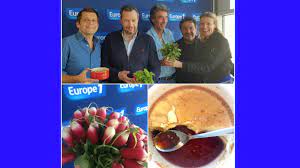 europe 1 la table des bons vivants avec francois xavier delmas alexandra lamy et eric lavaine laurent mariotte laurent mariotte bien manger dessert du jour