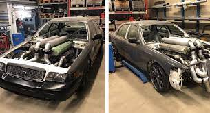 Questions answered in this video: This Ford Crown Victoria Is Getting A 27 Liter Twin Turbo V12 From A Tank Carscoops