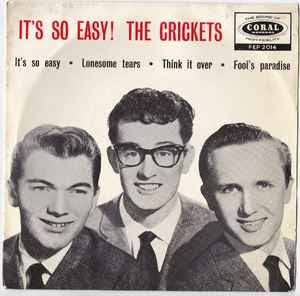 The Crickets – It's So Easy – Vinyl (Tri-centre, 7", 45 RPM, EP), 1959 [r6723087] | Discogs