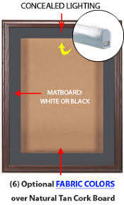 Maybe you would like to learn more about one of these? 16 X 20 Swingframe Designer Oak Wood Wall Mount Lighted Display Case W Cork Board 3 Deep At Displays4sale