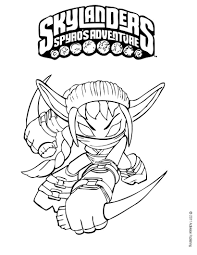 You will love to color a nice coloring page. Skylanders Spyro S Adventure Coloring Pages Stealth Elf Coloring Pages Skylanders Crafts Skylanders