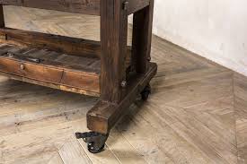 Learn how to build a rolling kitchen island with seating, storage and counter space at hgtv.com. Vintage Kitchen Island On Wheels Peppermill Interiors