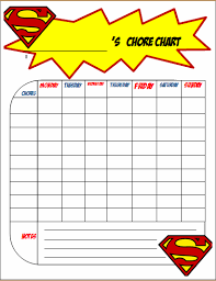 Free Printable Chore Charts For Boys Free Printable Chore