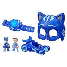 PJ Masks Catboy Power Pack Preschool Toy Set with 2  PJ-Masks-Action-Figures, Vehicle, Wristband, and-Costume-Mask for Kids Ages  3 and Up : Amazon.ca: Toys & Games