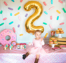 2nd Birthday Birthday Ideas For 2 Year Old Daughter Kennedy Is Two Sweet 2nd Birthday Party For Girl 2nd Birthday Party Themes Donut Birthday Parties