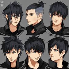 100 characters with multicoloured hair. How To Draw Anime Male Hairstyles Page 1 Line 17qq Com