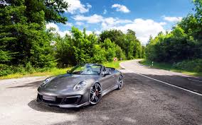 2008 porsche 911 turbo service record available, recent trade in, sport chrono package turbo, axle differential lock rear, rocker panels painted, rear center console in aluminum finish, heated front seats, spoiler lip painted. Silver Gemballa Porsche 911 Carrera S Cabriolet Front Side View Wallpaper Car Wallpapers 50751