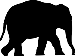 Clipart Elephant Silhouette 2 Elephant Silhouette Glass Elephants Elephant