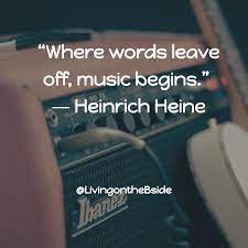 Where Words Leave Off Music Begins Heinrich Heine Heinrich Heine Musik