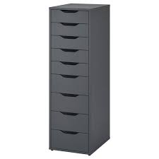 Alex Drawer Unit With 9 Drawers Gray 14 1 8x45 5 8 High Unit With Many Drawers Means Plenty Of Storage On A Minimum Drawer Unit Alex Drawer Wall Shelf Unit
