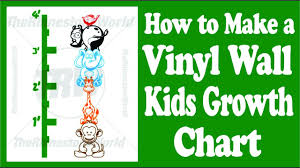 Creating A Custom Kids Animal Growth Chart Using Fdc Wall Vinyl And A Vinyl Cutter