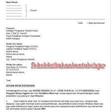 Contoh surat rasmi permohonan pinjaman bank. Contoh Surat Rayuan Pertukaran Tempat Kerja Guru Contoh Surat