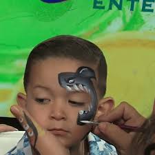 Waterproof face painting adds magic to parties with vibrant designs