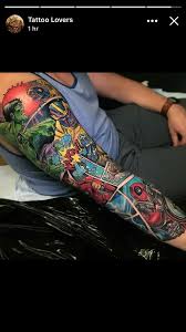 Marvel Half Sleeve Marvel Tattoos Tattoos Sleeve Tattoos