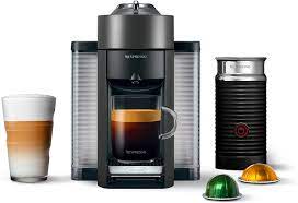 Nespresso machines come in a variety of styles with a variety of features because people are very individual if you have hard water, you may want to buy a descaling kit or run white vinegar through the machine. Buy Nespresso Vertuo Coffee And Espresso Machine Bundle With Aeroccino Milk Frother By De Longhi Graphite Metal Online In Turkey B01m68tffd