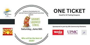 2026 Sunbury Sandwich Stroll