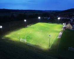 What is the normal soccer field size? Community Soccer Field Flood Light 219lux Agc Lighting