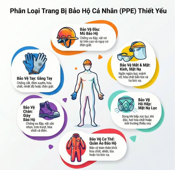 PPE là gì: Phân loại và ý nghĩa của PPE trong an toàn lao động