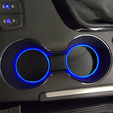 Custom Led Cup Holder Lights Fits Any Car Led Cup Holder Mod Custom Car Interior Toyota Tacoma Accessories Custom Cars