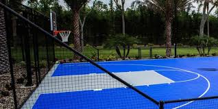 Basketball court playing surface sport court® is the world's leader in backyard athletic performance surfacing. Reasons To Consider Backyard Basketball Court Installation This Summer 360 Sportscapes