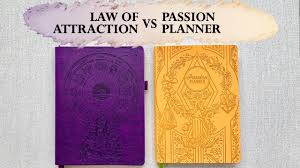 Find calm in the chaos : Law Of Attraction Planner Vs Passion Planner Daily Weekly Comparison Youtube