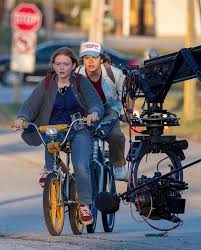 The fourth season has continued to be produced by the show's creators the duffer brothers , along with shawn levy , dan cohen, and iain paterson. Stranger Things Max Dustin Sadie Sink Gaten Matarazzo Season 4 Bmx Mongoose Stranger Things Max Stranger Things Kids Stranger Things Funny